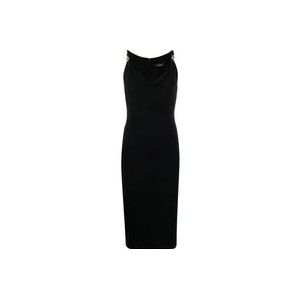 Versace Feestelijke Gelegenheidsjurk , Black , Dames , Maat: 2XS