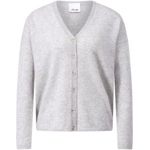 Allude, Dames, Truien, Grijs, Maat: S Kasjmier,
