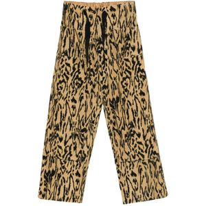 Forte Forte, Dames, Broeken, Bruin, Maat: M Katoen,