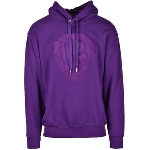 Family First, Heren, Sweatshirts & Hoodies, Paars, Maat: M Katoen,