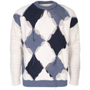 Atomofactory, Heren, Truien, Beige, Maat: S