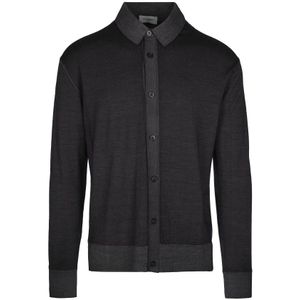 Paolo Pecora, Heren, Truien, Grijs, Maat: L