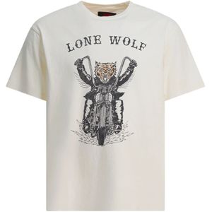 Gallery Dept., Heren, Tops, Wit, Maat: L Wol,