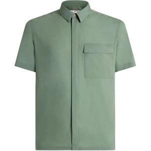 PT Torino, Heren, Overhemden, Groen, Maat: M Wol,