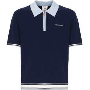 Casablanca, Heren, Tops, Blauw, Maat: XS Wol,