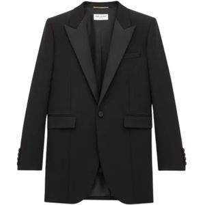 Saint Laurent, Dames, Jassen, Zwart, Maat: M