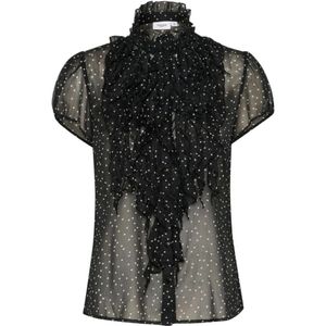 SAINT TROPEZ Shirt 'Lilja'  zwart / wit