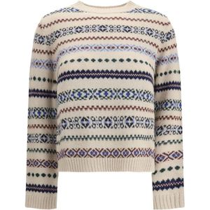 Max Mara, Dames, Truien, Veelkleurig, Maat: S Wol,