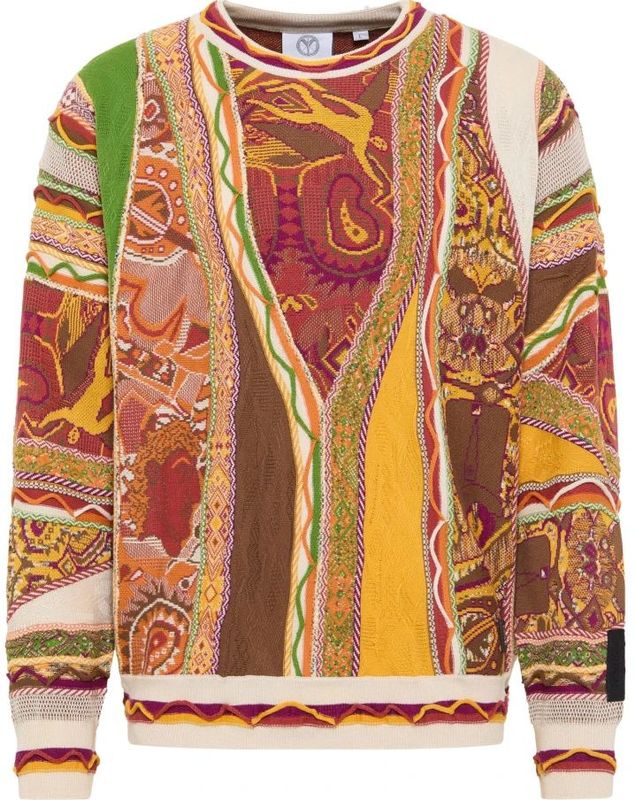 Carlo Colucci - Deluggi - Gebreide Trui - Veelkleurig - Heren