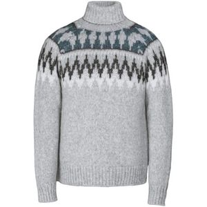 Moorer, Heren, Truien, Grijs, Maat: XL Wol,
