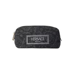 Versace Toilet Bags , Black , Dames , Maat: ONE Size