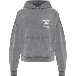 Duke + Dexter, Heren, Sweatshirts & Hoodies, Grijs, Maat: S Katoen,