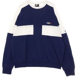 Nike, Heren, Sweatshirts & Hoodies, Blauw, Maat: XS Katoen,