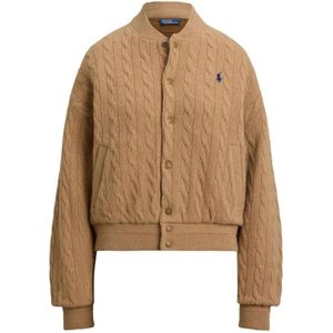 Polo Ralph Lauren, Dames, Truien, Bruin, Maat: L Wol,