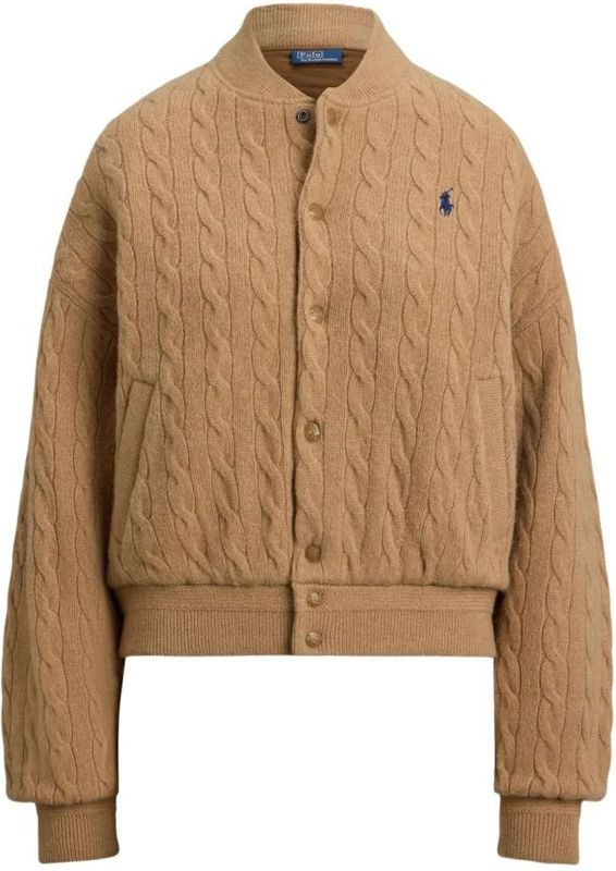 Polo Ralph Lauren, Dames, Truien, Bruin, Maat: L Wol,