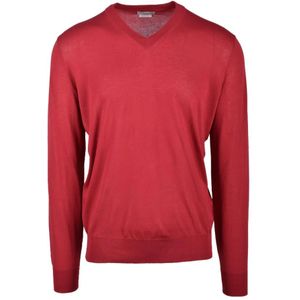 Ballantyne, Heren, Truien, Rood, Maat: 2XL Katoen,