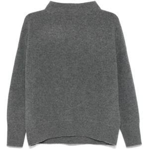 Vince, Dames, Truien, Grijs, Maat: L Kasjmier,