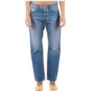 Maison Margiela, Dames, Jeans, Blauw, Maat: XS Denim,