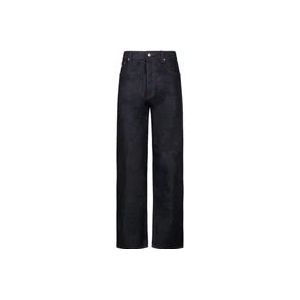 Prada Navy Denim Jeans Klassieke Pasvorm , Blue , Heren , Maat: W31