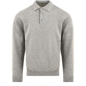 Filippo De Laurentiis, Heren, Truien, Grijs, Maat: M Kasjmier,