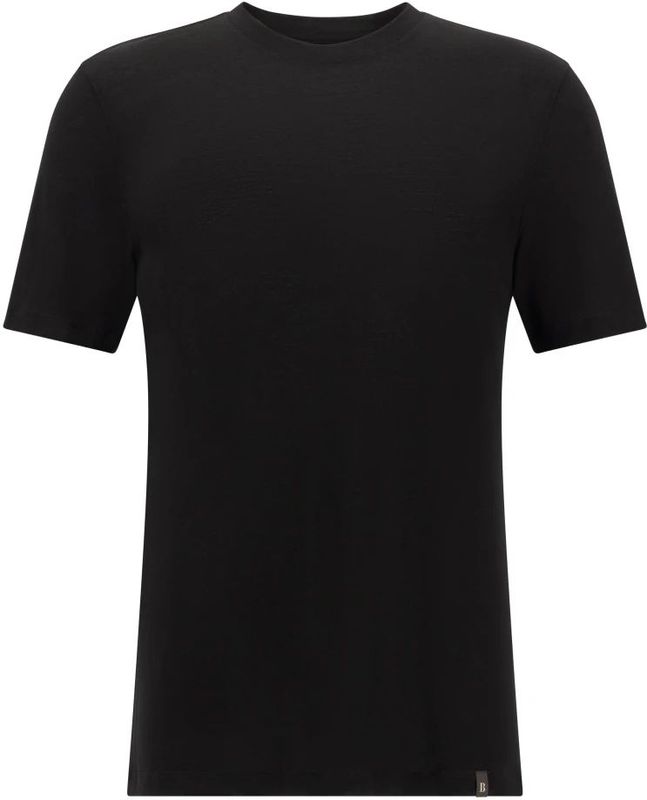 Boggi Milano - T-shirt - Zwart - Wol