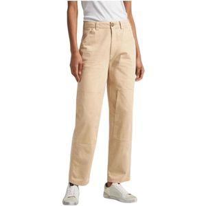 Pepe Jeans - PL211692 Betsy - Beige Broek - Casual - Katoen