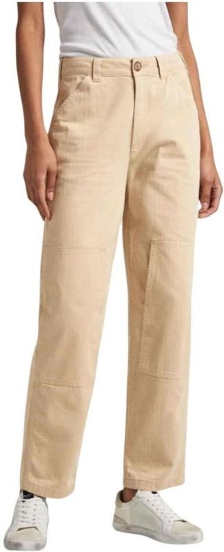 Pepe Jeans - PL211692 Betsy - Beige Broek - Casual - Katoen