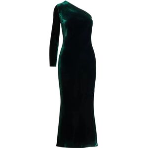 Ralph Lauren, Dames, Jurken, Groen, Maat: XS Leer,