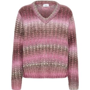 Saint Tropez - Mirabel SZ - V-hals Gebreide Trui - Veelkleurig