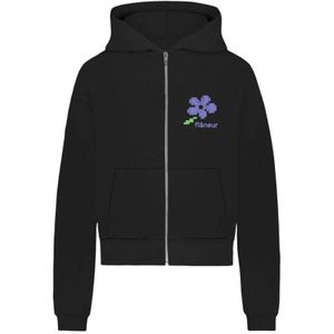 Flâneur, Heren, Sweatshirts & Hoodies, Zwart, Maat: S