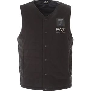 Emporio Armani Ea7, Heren, Jassen, Zwart, Maat: M Polyamide,