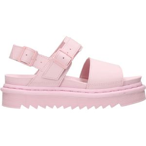 Dr. Martens Voss Hydro Sandalen - Roze - Gecoat Leer - Verstelbare Riemen