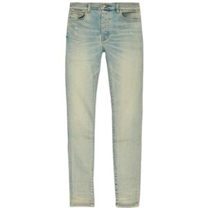 Amiri, Heren, Jeans, Blauw, Maat: W40 Katoen,