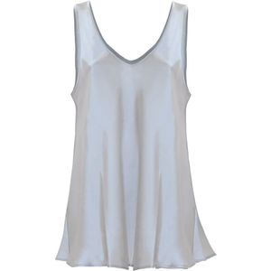 Kocca, Dames, Tops, Grijs, Maat: M Zijde,