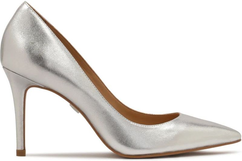 Kazar - Minimalistische Pumps - Grijs - Leer - Dames