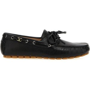 Valentino Garavani, Heren, Schoenen, Zwart, Maat: 42 EU Leer,