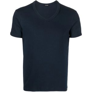 Tom Ford, Heren, Tops, Blauw, Maat: 2XL Jersey,