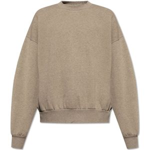 Fear Of God, Heren, Sweatshirts & Hoodies, Grijs, Maat: XS Leer,