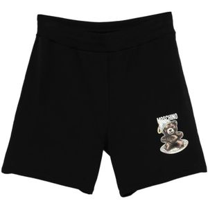 Moschino, Heren, Korte broeken, Zwart, Maat: L