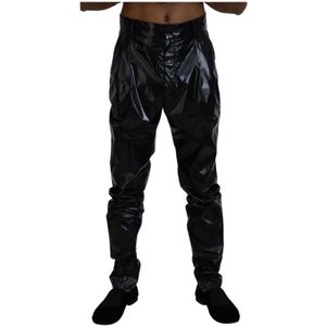 Dolce & Gabbana - Main Line - Skinny Broek - Zwart - Nylon