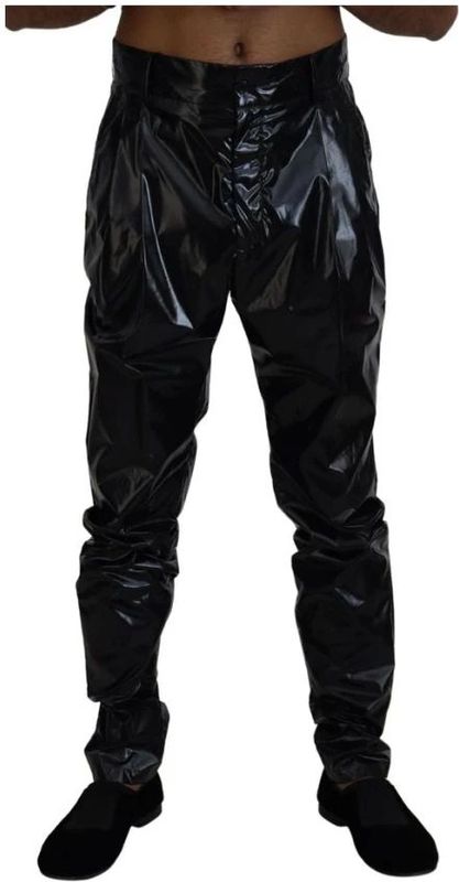 Dolce & Gabbana - Main Line - Skinny Broek - Zwart - Nylon