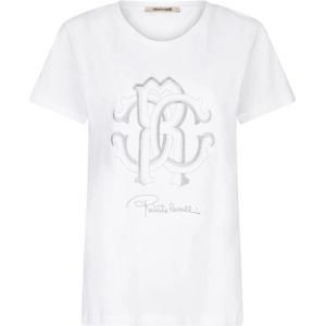 Roberto Cavalli, Dames, Tops, Wit, Maat: S Katoen,