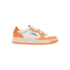 Autry Oranje Sneakers Ss24 , Multicolor , Heren , Maat: 43 EU