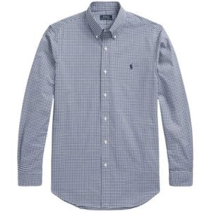 Polo Ralph Lauren, Heren, Overhemden, Blauw, Maat: M Katoen,