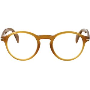 Eyewear by David Beckham, Heren, Accessoires, Geel, Maat: 47 MM