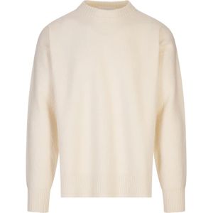 Jil Sander, Heren, Truien, Wit, Maat: M Wol,