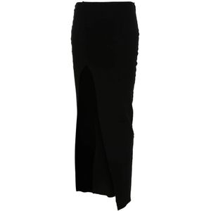 Rick Owens, Dames, Rokken, Zwart, Maat: M Viscose,