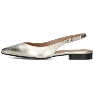 Notre-V 08-231 Hakken Dames - Goud - Leer - Slingbacks