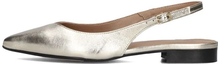 Notre-V 08-231 Hakken Dames - Goud - Leer - Slingbacks