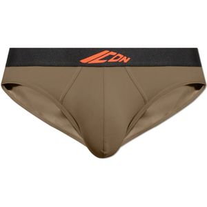 Dsquared2, Heren, Badkleding, Groen, Maat: S Synthetisch,